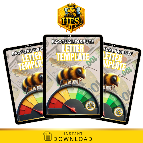 Honey’s Factual Dispute Letter Template