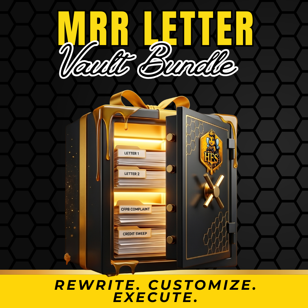 Honey's MRR Letter Vault Bundle
