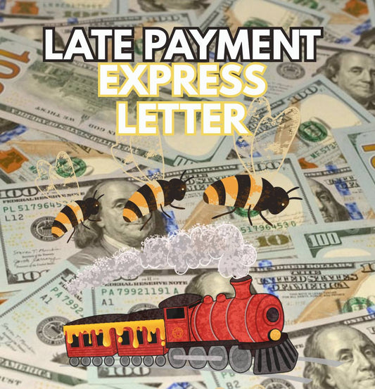 🐝 Ready-to-Go Late Payment Dispute Letter – Honey Bee Style